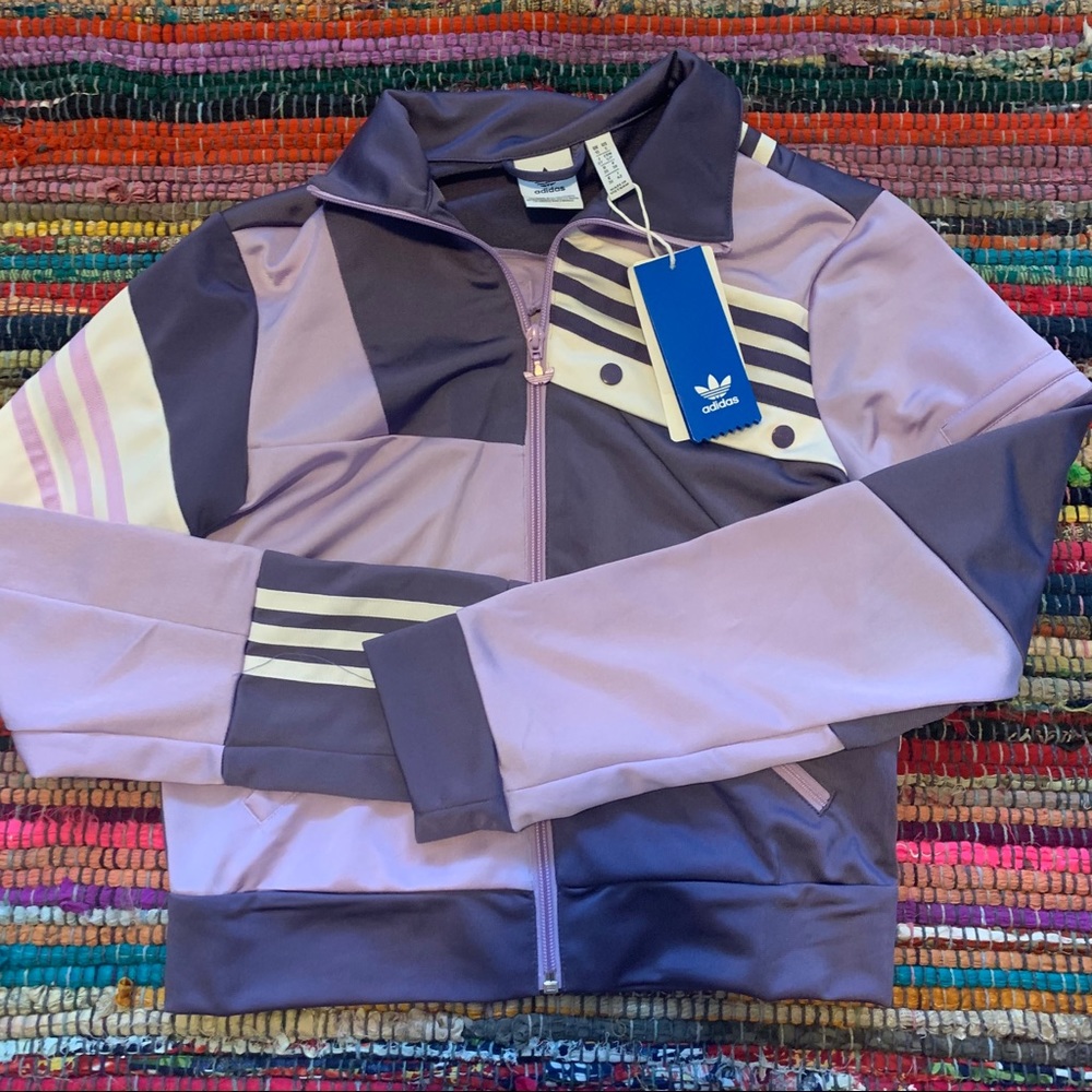 Adidas tracksuit purple Jacket